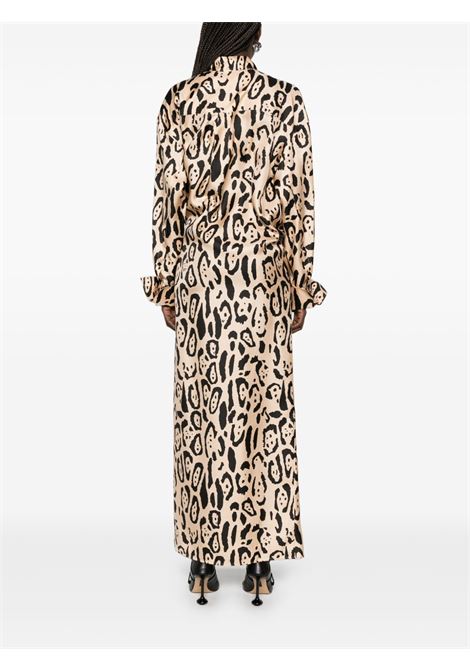 Chemisier con stampa animalier astoria in beige Maxmara sportmax - donna MAXMARA SPORTMAX | 2512221081600002